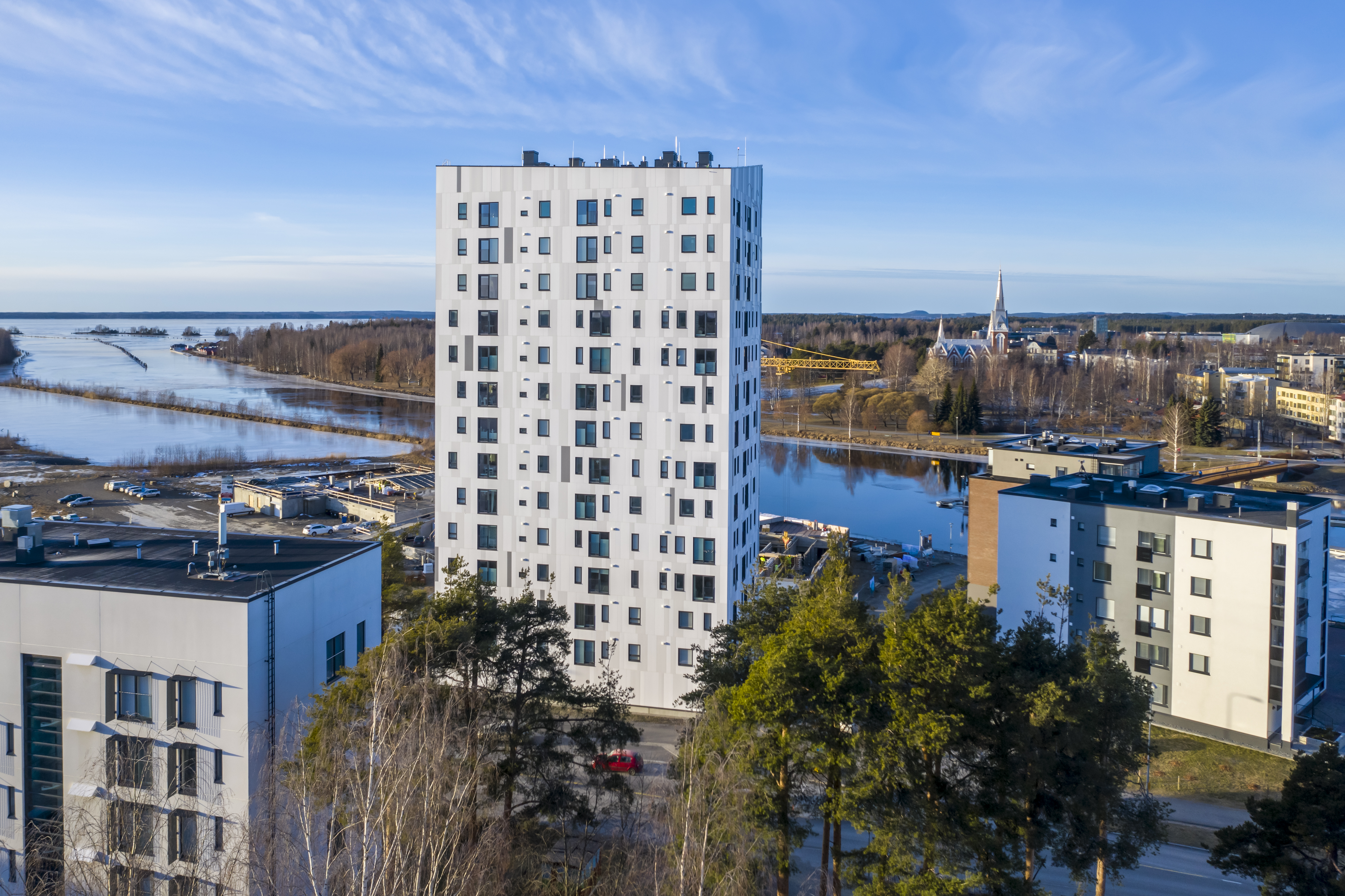 Finlands høyeste trebygg med fasadeplater | Steni ®